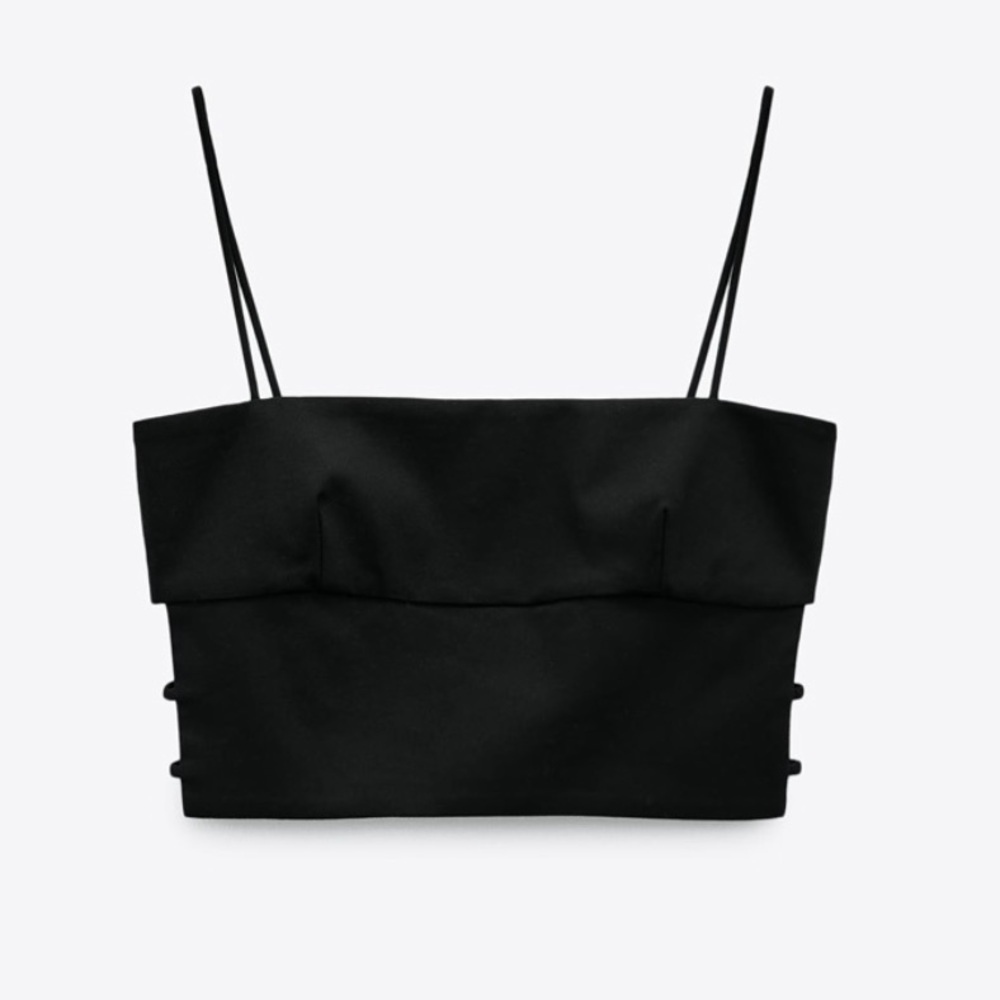 Zara Cut Out Crop Top